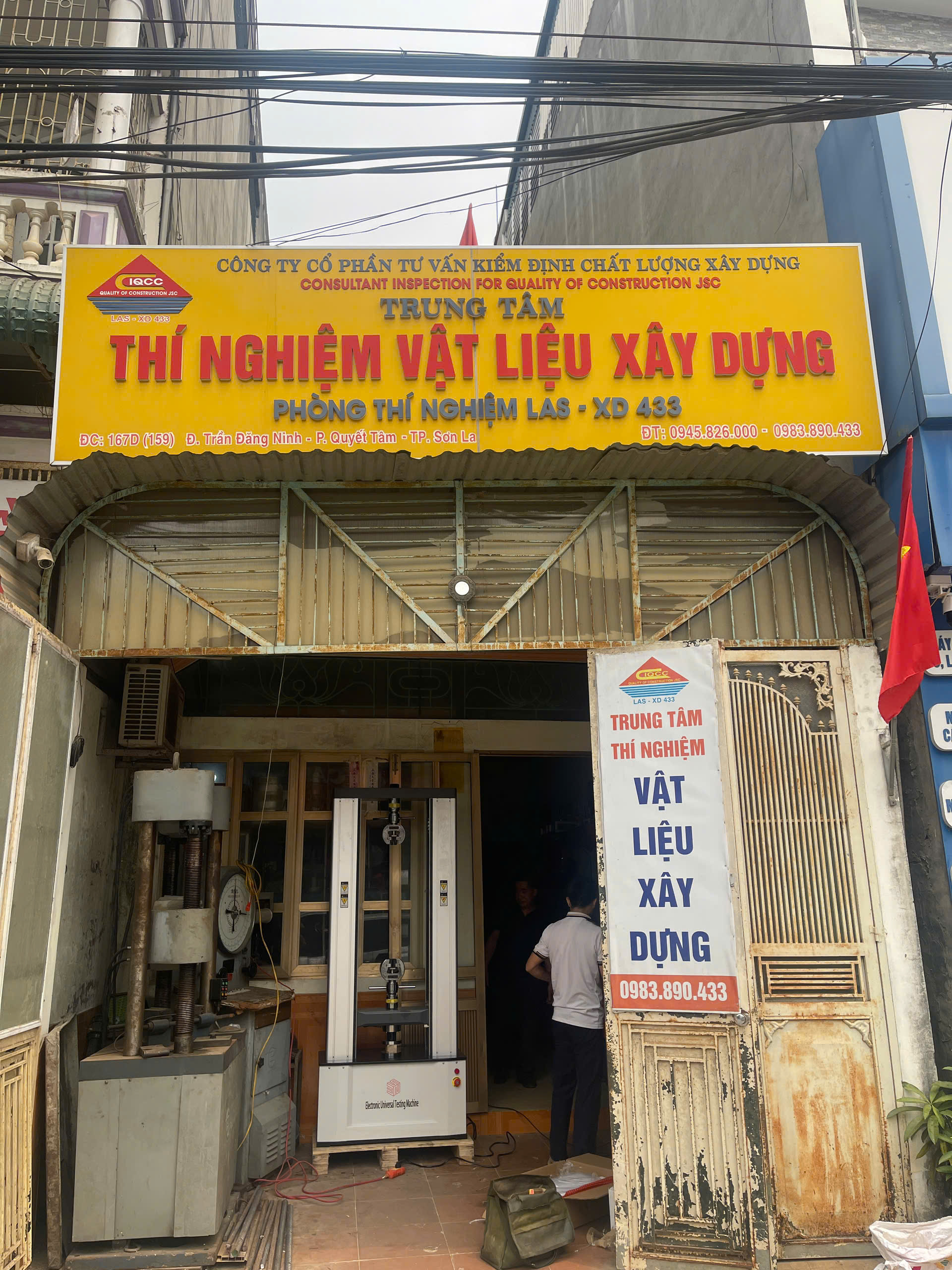 Trung tâm Thí nghiệm vật liệu xây dựng - Phòng thí nghiệm LAS 433